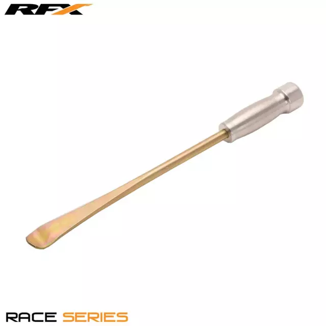 RFX Race Single Spoon end Tyre Lever Gold Mousse Type with Silver Handle 420mm /