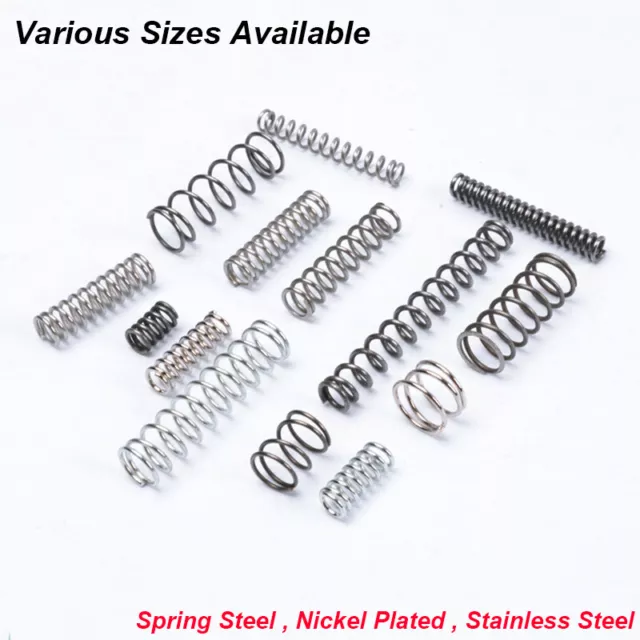 Stainless Steel Compression Springs 0.8mm Wire Diameter Pressure Spring for DIY