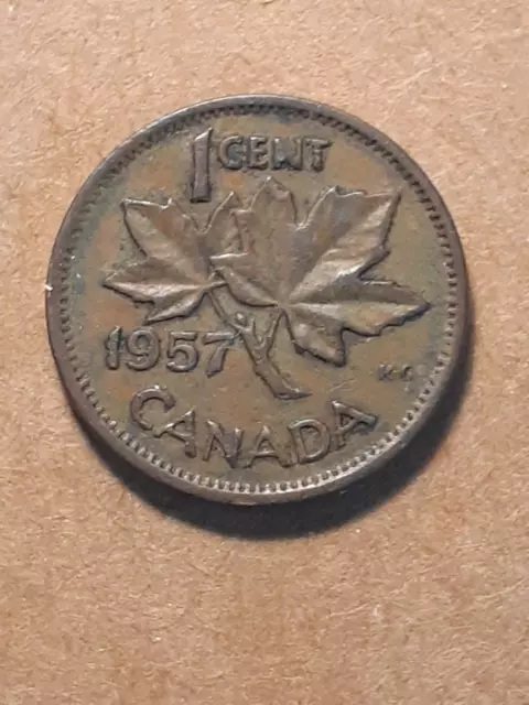 1957 One Cent Canada