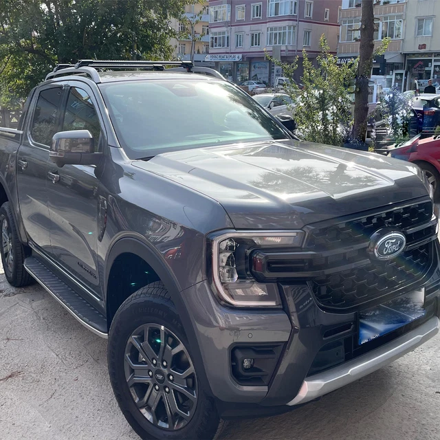 FOR FORD RANGER Wildtrak 2022 2024 Black Roof Rack Cross Bars Roof ...