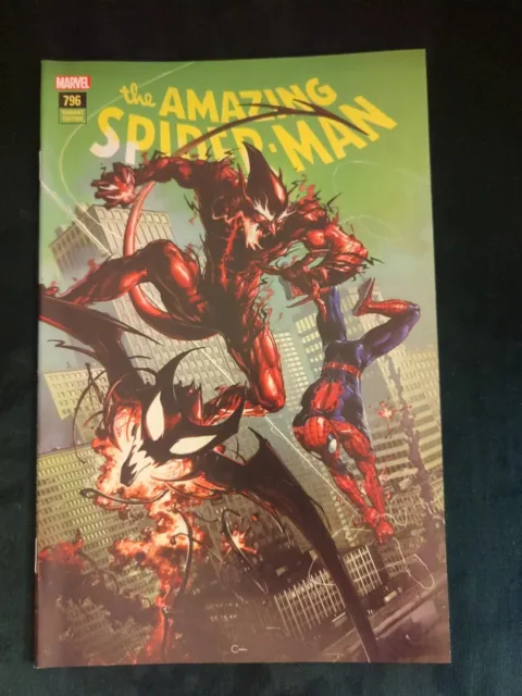 Amazing Spider-Man #796 Clayton Crain  Exclusive Spiderman Red Goblin Marvel 1