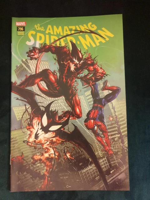 Amazing Spider-Man #796 Clayton Crain  Exclusive Spiderman Red Goblin Marvel 1