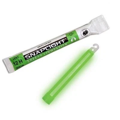 Baton lumineux 12H Vert - Cyalume Snaplight