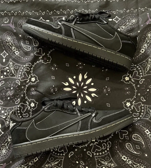 Nike Travis Scott Black Phantom ONE BANDANA (shoes not included)