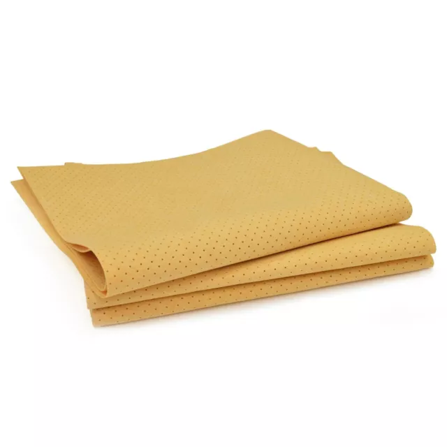 Premium Perforated Synthetic Chamois Leather Shammy Car Cleaning Drying  Cloth