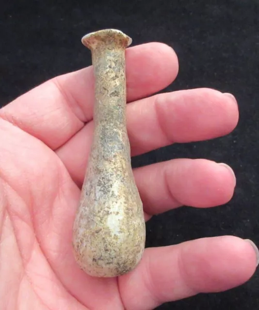 Roman Piriform Glass Flask 1st Century AD