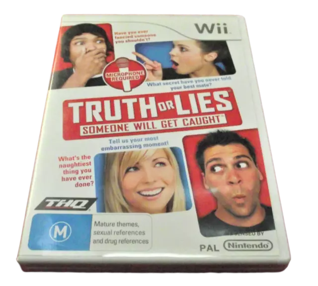 Truth Or Lies Nintendo Wii PAL *Complete* Wii U Compatible