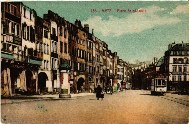 CPA AK METZ - Place St-Louis (651004)