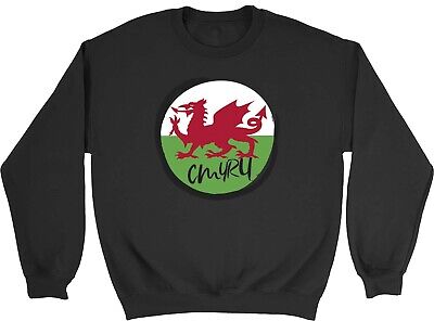 Mens Womens Jumper CMYRU Wales Football Welsh Dragon Sweatshirt Gift