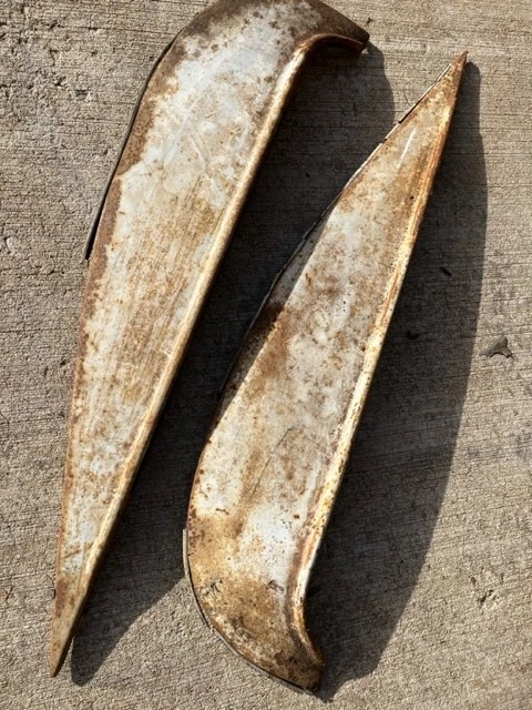 1959 Pontiac Foxcraft POS-59 FENDER SKIRTS Vintage Custom Low Rider Lead Sled 1959 Pontiac Foxcraft POS-59 FENDER SKIRTS Vintage Custom Low Rider Lead Sled