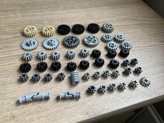 48 x pacchetto denti LEGO Technic ingranaggi lotto verme universale SW