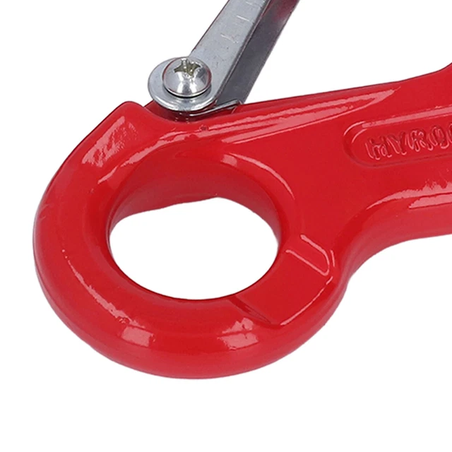 2 pz gancio gru verricello rimorchio 5,3 tonnellate anello doppio ispessito resistente