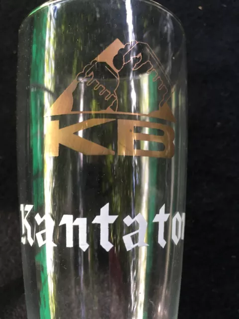 verre biere six flutes anciennes bieres KB Kantator verrerie portieux vosges