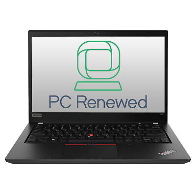 FAST Lenovo ThinkPad T490 Core I5 8th Gen 8GB RAM 256GB SSD Win10 Pro Laptop