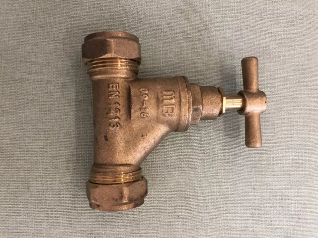 22mm Stopcock Valve | Brass Water Mains Stop-cock Valve Like Pegler