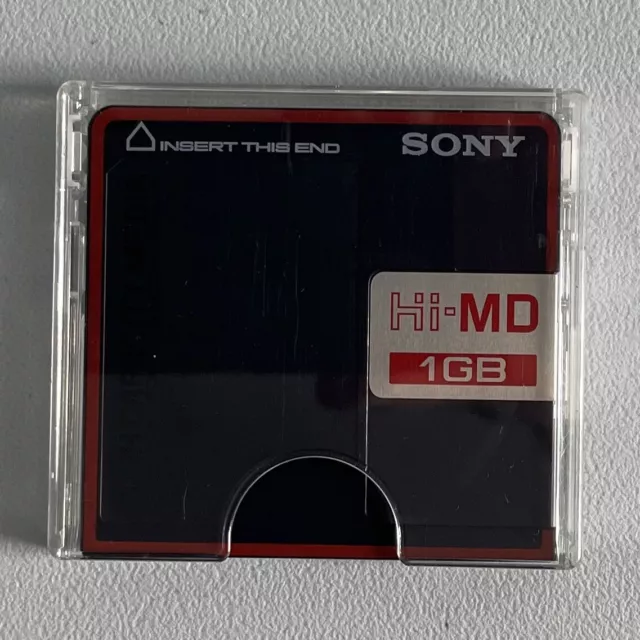 Sony Hi-MD 1GB MiniDisc | Blank  | Case Included | Excellent Condition