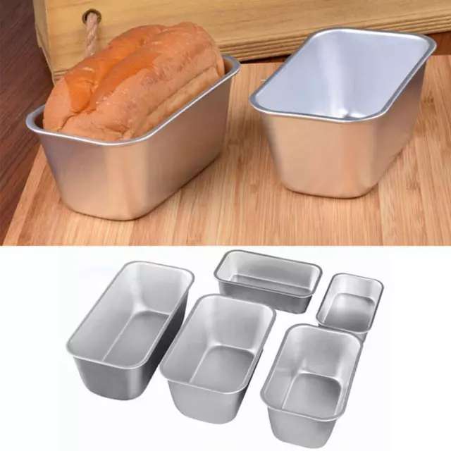 Non-stick Cake Pan Baking Mould Toast Bread Made Loaf Tin Bakeware Tray S0O9