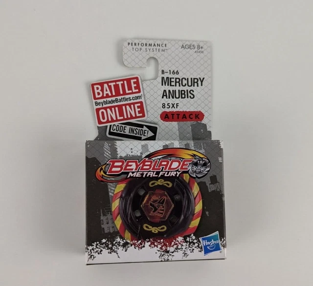 Beyblade Metal Fusion B-166 Mercury Anubis 85XF Attack Hasbro 2012 New