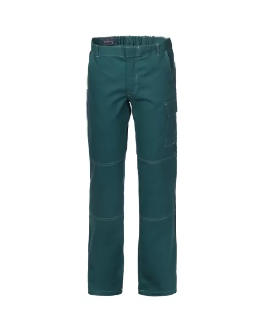 Pantalone VERDE da Lavoro in Robusto Cotone X AZIENDE AGRICOLE VIVAI SERRE  109