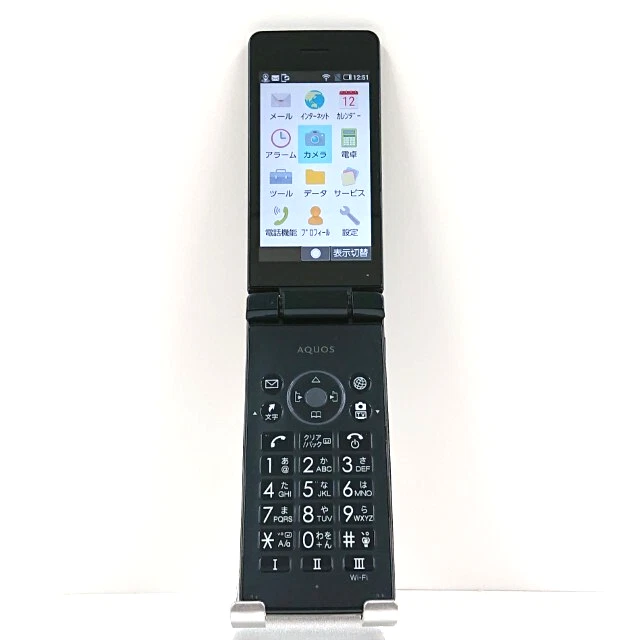 Téléphone Clapet Android Sharp Aquos Keitai SH-06G Docomo Noir – Occasion, Japon