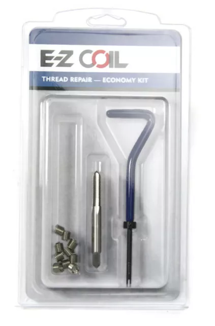 E-Z Lok Stainless Steel Helicoil Thread Insert Economy Kit #10-24 x 1.5 Diameter