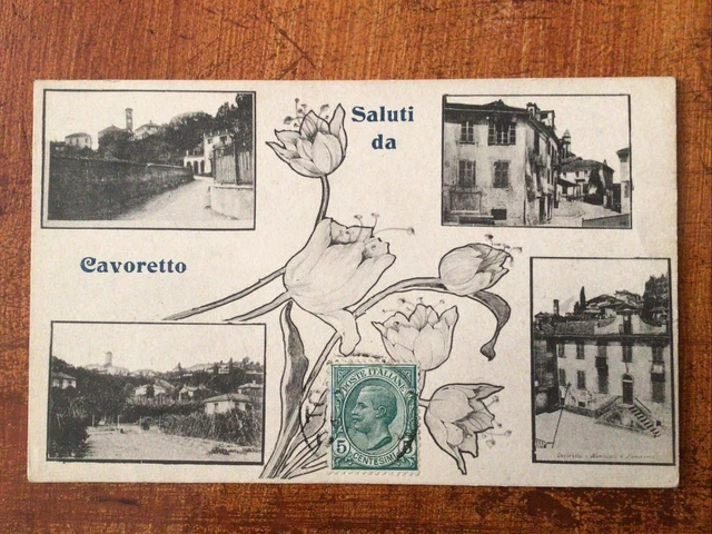 Carte Postale Ancienne Turin - Salut De Valle Rara, Voyage De 1910, édition Subalpina