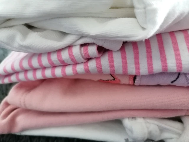 Baby Girl 3 To 6 Months tiny bundle 1 outfit 1 pinafore 2 tops good condition