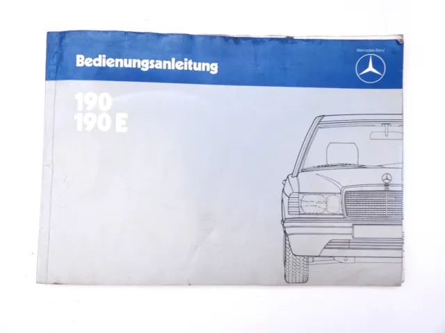 Mercedes W201 A2015840096 Manuale del proprietario Manuale del proprietario