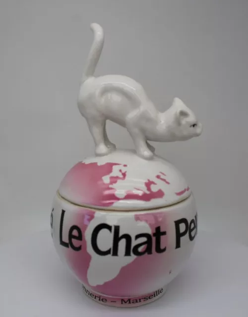 Boite Bijoux Figurine Poudrier Chat Animalier Le Chat Perche Style Art Deco Styl