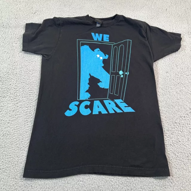 Camiseta para hombre Disney Pixar Monsters Inc Sulley Scares Doorway mediana m