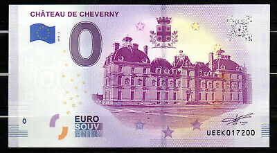 41 CHEVERNY Château 2 2018 Billet Euro Souvenir 