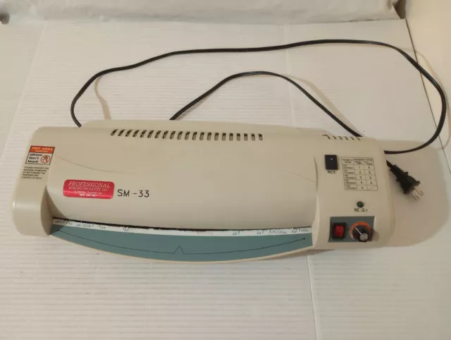 Tamerica SM 33 13" Pouch Laminator For Parts Not Working
