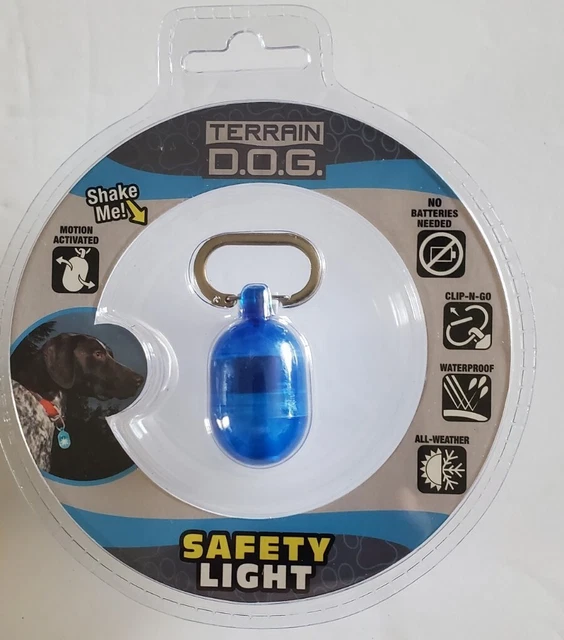 Nuevo Coolaid Terrain Perro Movimiento Seguridad Luz Azul NUEVO