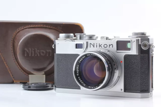 [ N MINT w/Case ] Nikon S2 Rangefinder camera Nikkor s 50mm 5cm f/1.4 From JAPAN