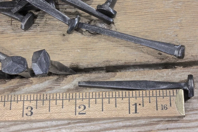 2" Rose head 200 nails antique square wrought iron vintage rustic Decorative 4