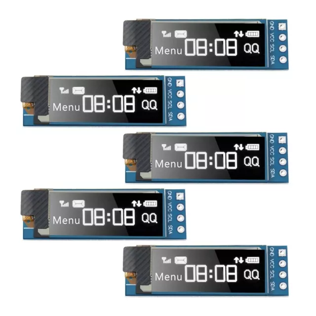 5 StüCke I2C Bildschirm Modul 0,91  I2C OLED Bildschirm Modul I2C OLED 1686