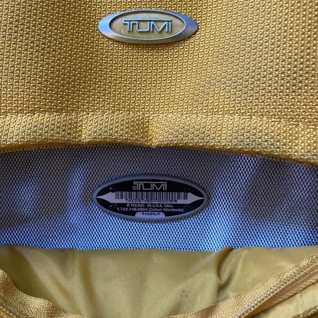 Tumi T3 Transporter 26" Expandable Wheeled Upright Suitor Yellow Suitcase 6