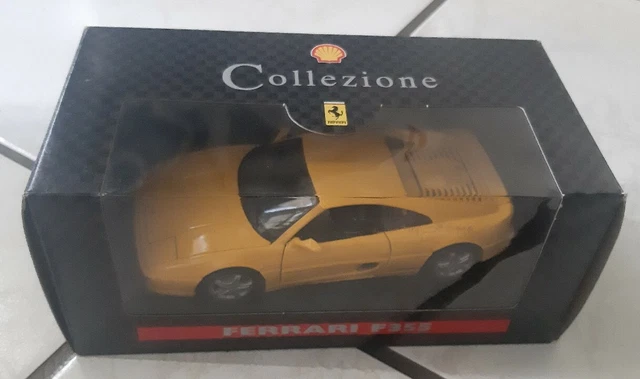 Modèle Réduit Ferrari F355 Berlinetta 1994 échelle 1:24 Jaune MP1 - Occasion Collection