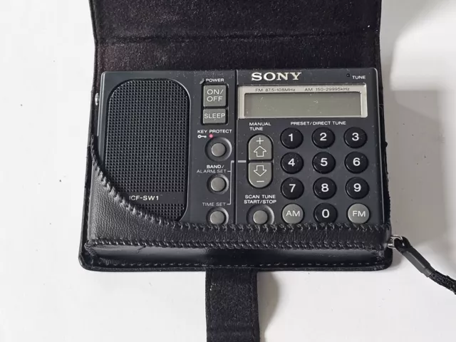 Sony ICF-SW1S Portable World RADIO SW PLL Receiver JAPAN for RESTORATION