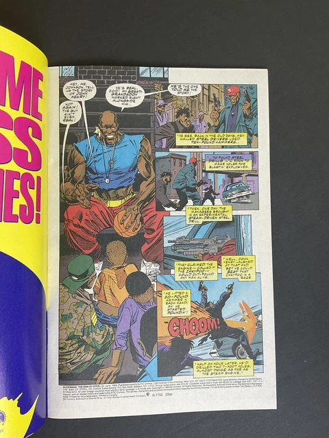 Superman Man of Steel #22 DC Comics 1993 Die-cut Double Cover Poster Boarded 9