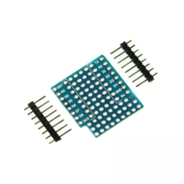 5PCS ProtoBoard Shield for WEMOS double sided perf board with 2 pinhead