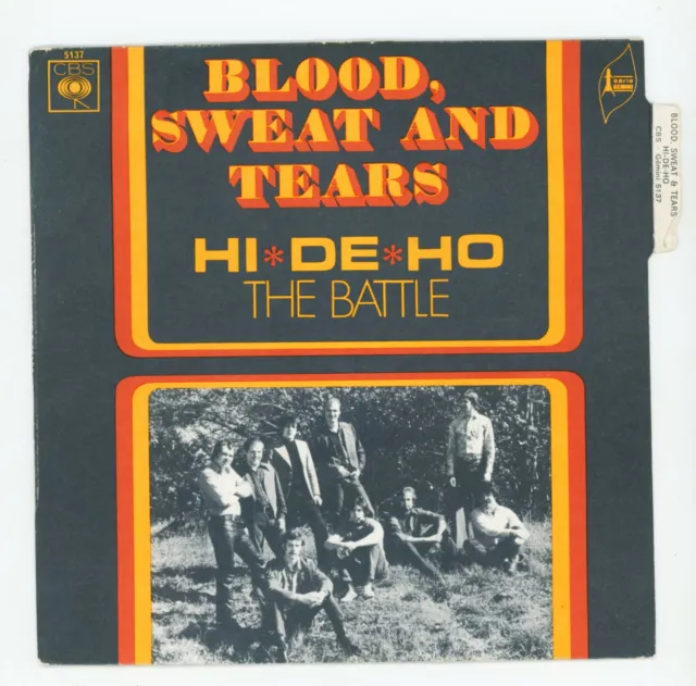 BLOOD, SWEAT % TEARS : Hi-De-Ho - 7" FRANCE 1970