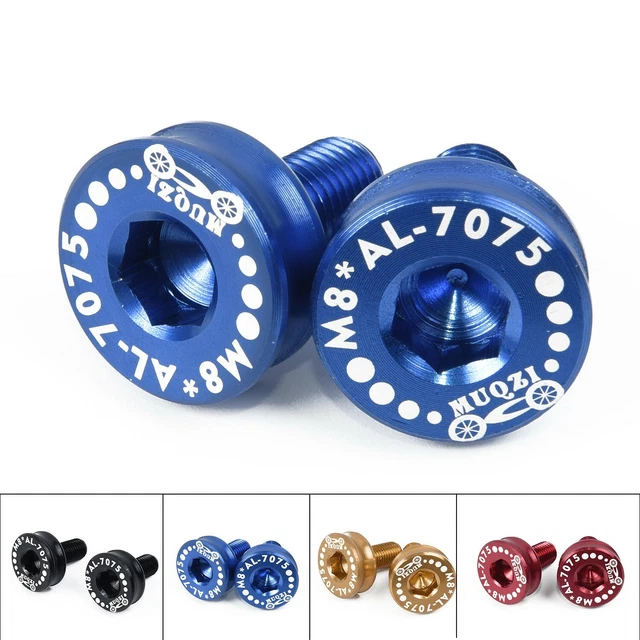 Ensemble de boulons légers en titane M5x20 pour VTT vélo 4 pièces