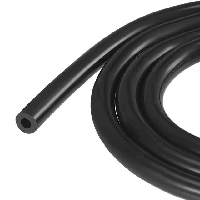 Silicone Tube 6mm Dia Interne 12mm Dia Externe 3mm Tuyau pour Moteur 2m Noir