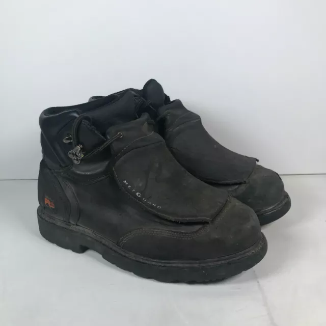 TIMBERLAND PRO MET Guard Steel Toe Boots Black Mens Size 13 Work Shoes ...