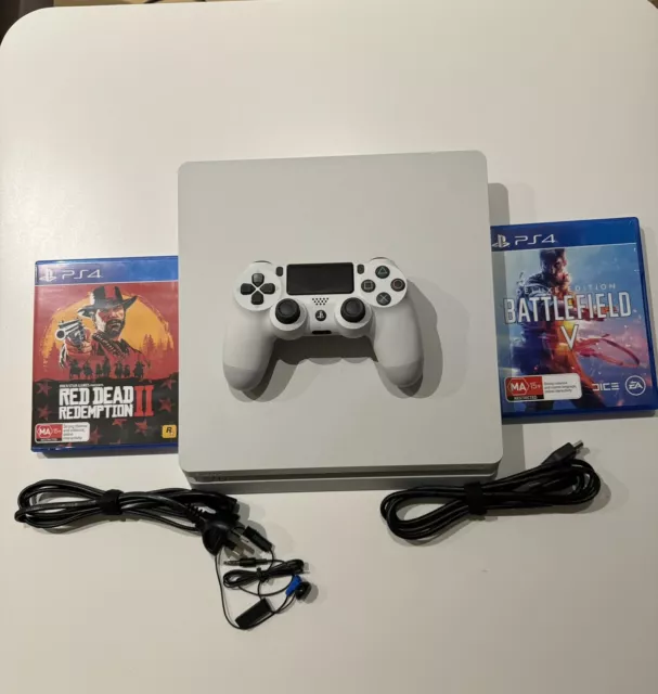 PlayStation 4 Console 500GB Slim White (Excellent Condition)
