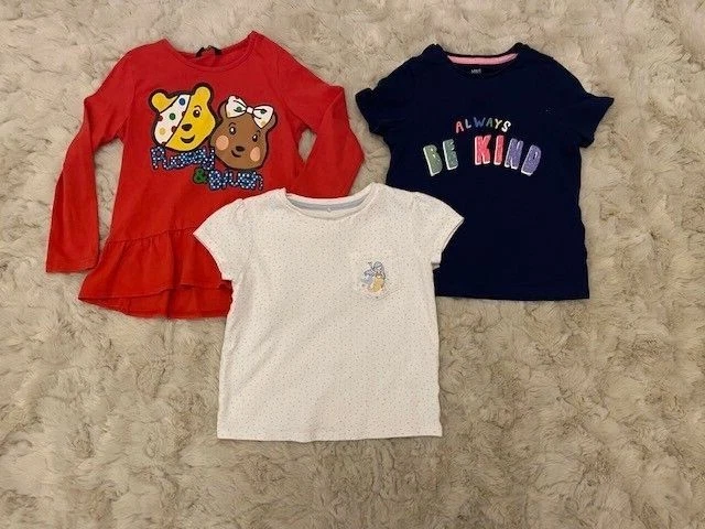 Girls Bundle of Tops Age 4-5