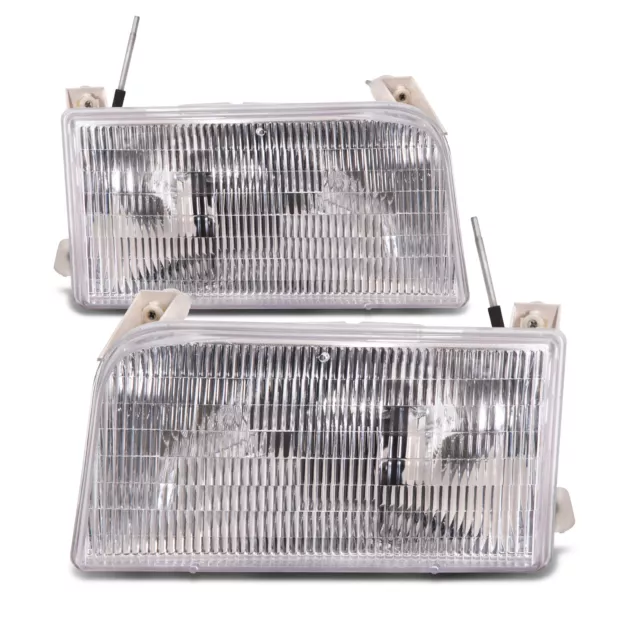 Fits Fleetwood Bounder GAS 2000-2002 RV Left and Right Headlights Pair