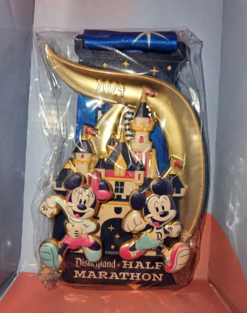 DISNEY, HALF MARATHON, 2024 run Disney, Disneyland half, run medal
