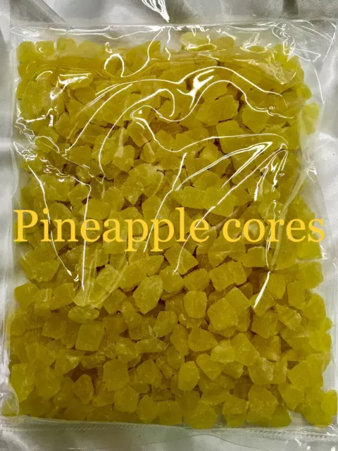 Dried Pineapple Core1Kg Natural Fruit Healthy Snack Thai Food Delicious Thailand